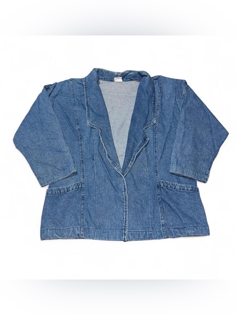L.A. 405 Denim Blazer Women’s Medium Blue Jean Jacket Y2K